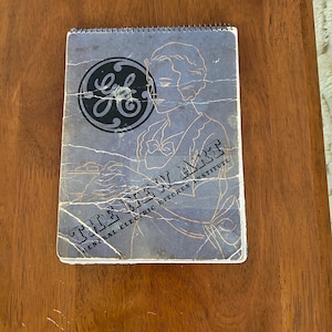 Vintage 1937 General Electric Modern Cooking Recipe Book