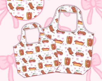 Coquette Dachshund Reusable Bag [Pre-Order]