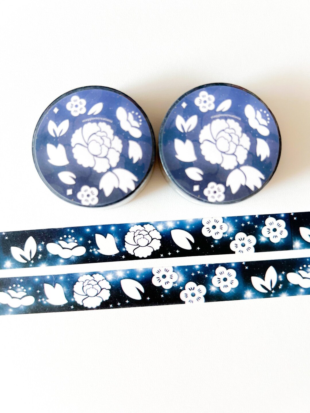 Guitar Pick Lotus Flower Washi Tape Etsy