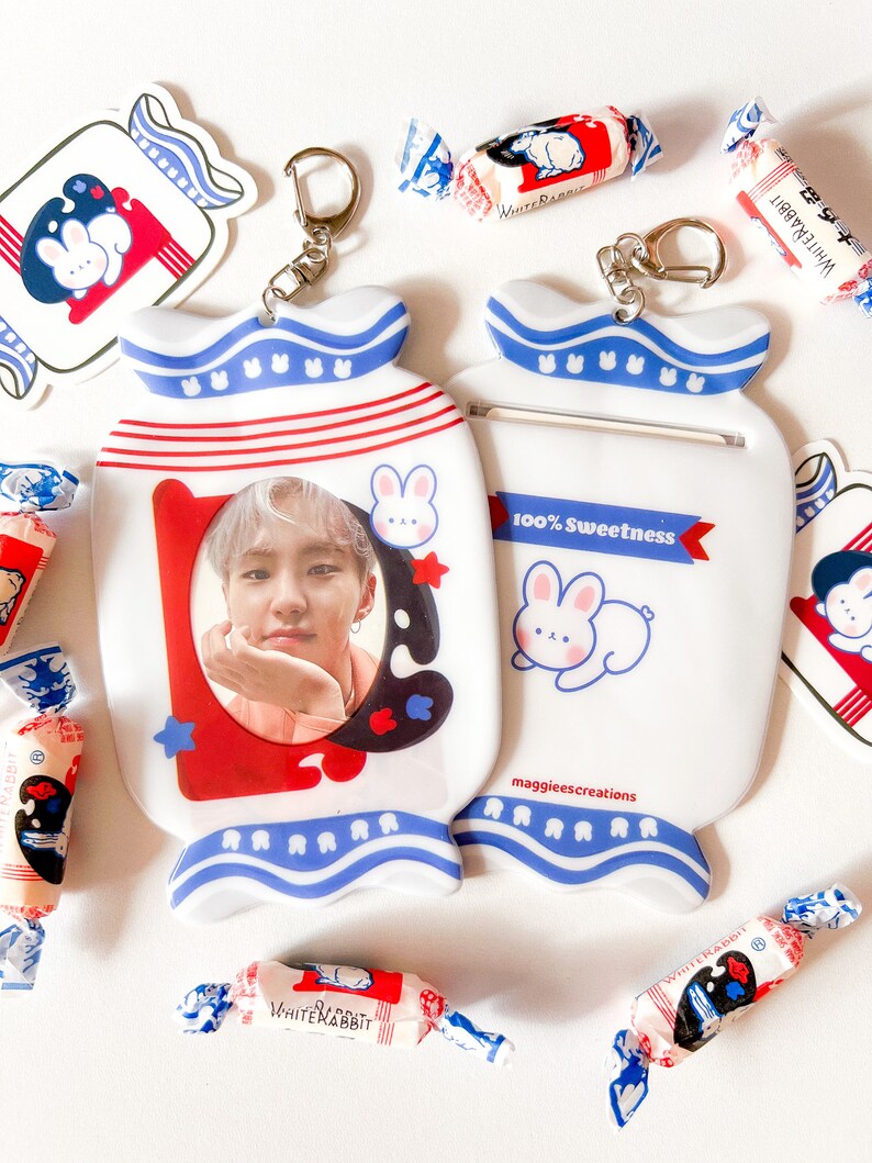 Rabbit Candy Photocard Holder [pre-order] - Etsy