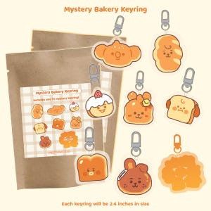 Kawaii Bakery Keyring Blind Bag - Etsy