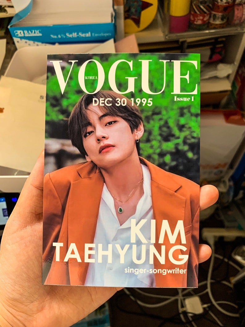 BTS Vogue Magazine Cover Prints Issue 1 Etsy
