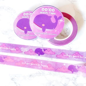 00:00 Washi Tape *Glitter Available*