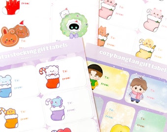 Kawaii XMas Gift Labels [Edition 1]
