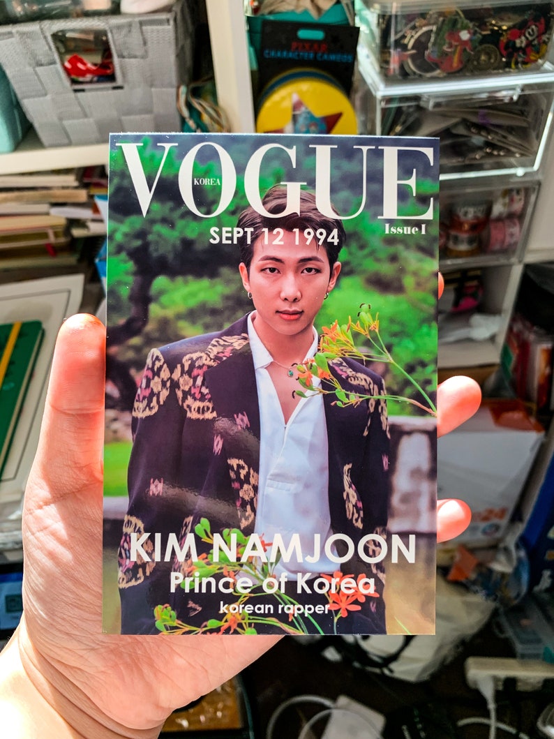 BTS Vogue Magazine Cover Prints Issue 1 Etsy