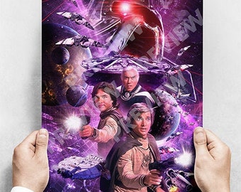 Battlestar Galactica 1978 A3 Poster Print