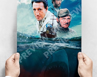 Jaws - A3 Montage Poster