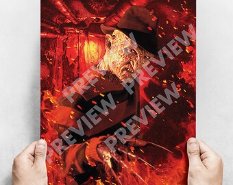 Freddy In Hell - A3 Poster Print