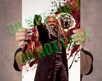 King Ezekiel - The Walking Dead - Khary Payton Poster