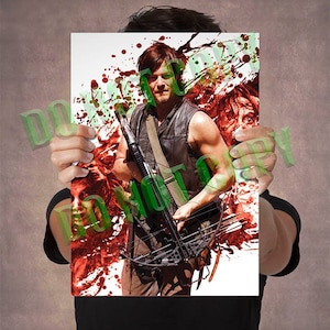 Daryl Dixon - The Walking Dead - A3 Poster Design