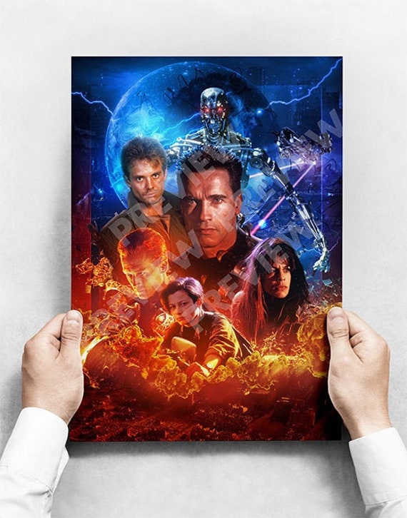 Terminator 2 Judgment Day 1991 Printable Wall Art Etsy Terminator 2: Judgement Day Poster - Etsy Ireland