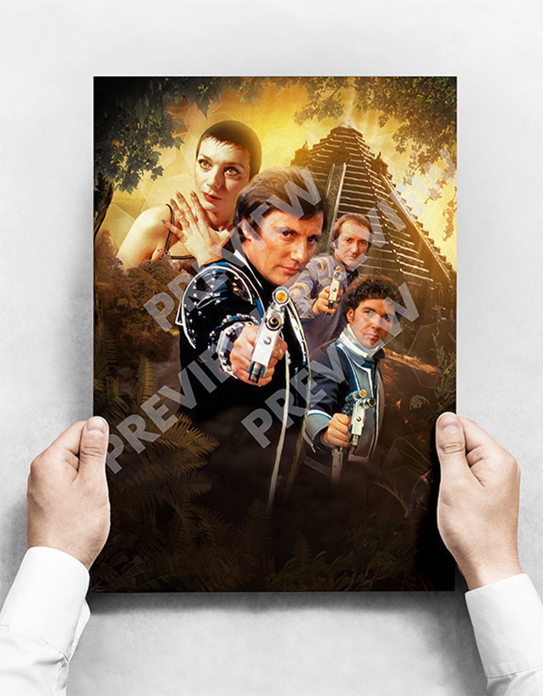 Blake s 7 the Sevenfold Crown Fan Art Poster Etsy