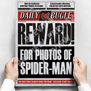 Daily Bugle - Reward For Spider-Man Photos - Poster