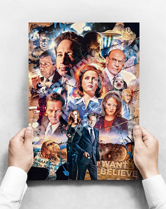 The X-Files The Truth Is Out There A3 Poster Print | Etsy - The X Files The Truth Is Out There