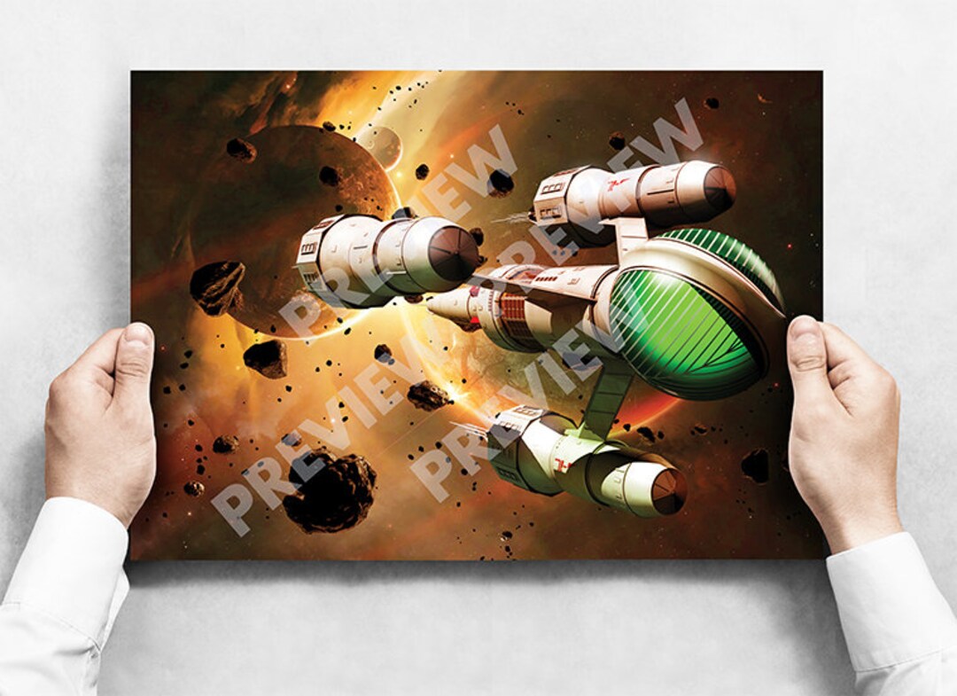 Blake's 7 Liberator Poster - Etsy