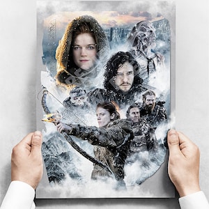 Jon Snow & Ygritte - A3 Print