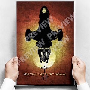 Diseño de póster minimalista de Firefly/Serenity