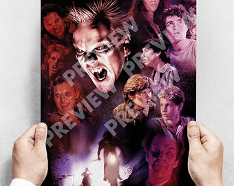 The Lost Boys - A3 Cast Montage Poster Print