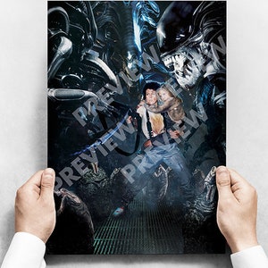 Extraterrestres - Póster artístico original