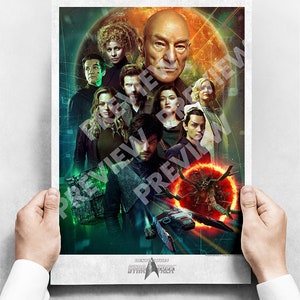 Star Trek Picard - Staffel Staffel Eins Print - CBS LIZENZIERT