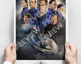 Star Trek Enterprise - Cast Montage - CBS LICENSED Poster