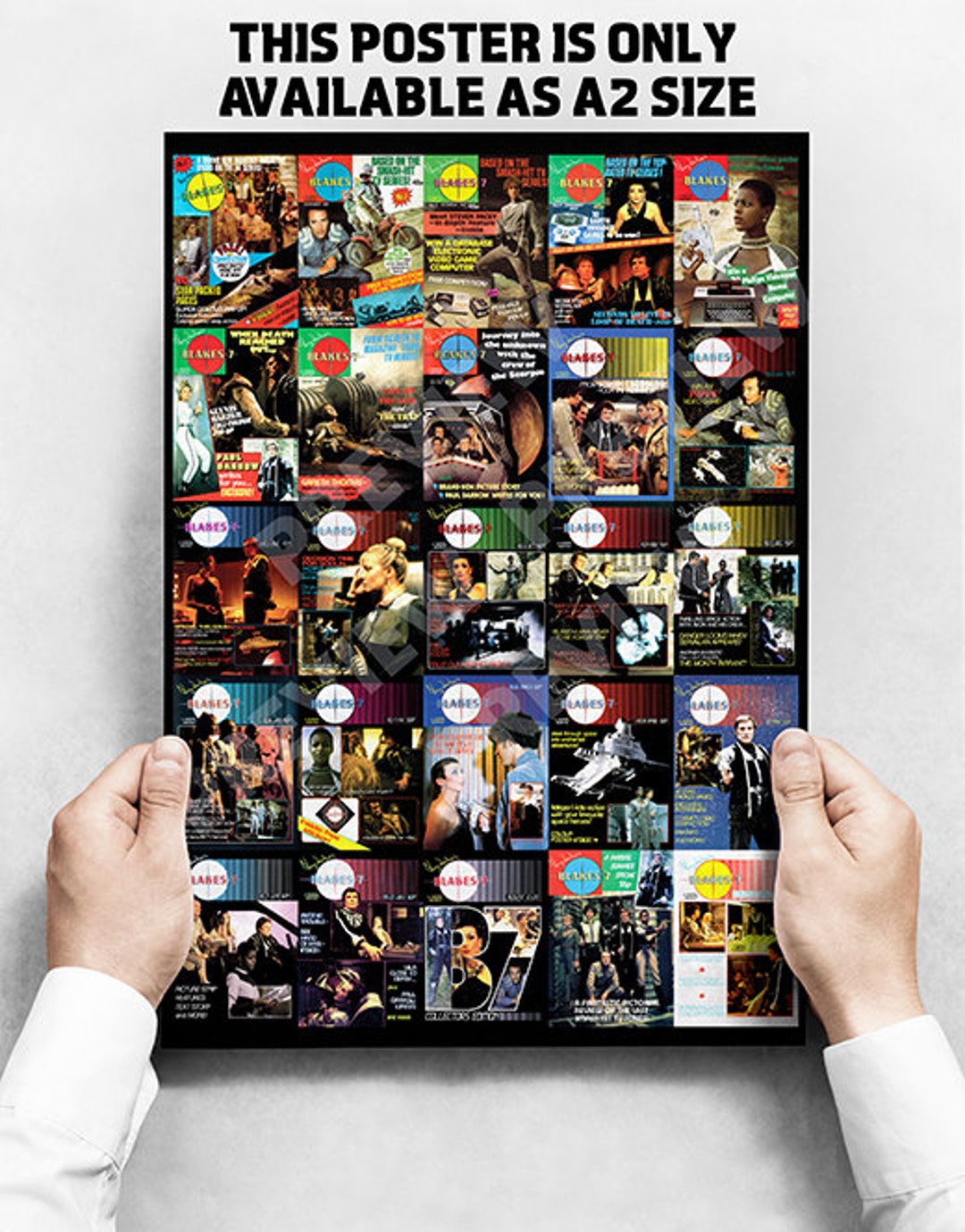 Blake's 7 - Magazine Montage Poster Print - A2 Size - Etsy UK