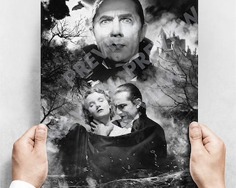 Dracula- A3 Poster - Bela Lugosi / Classic Horror Monster