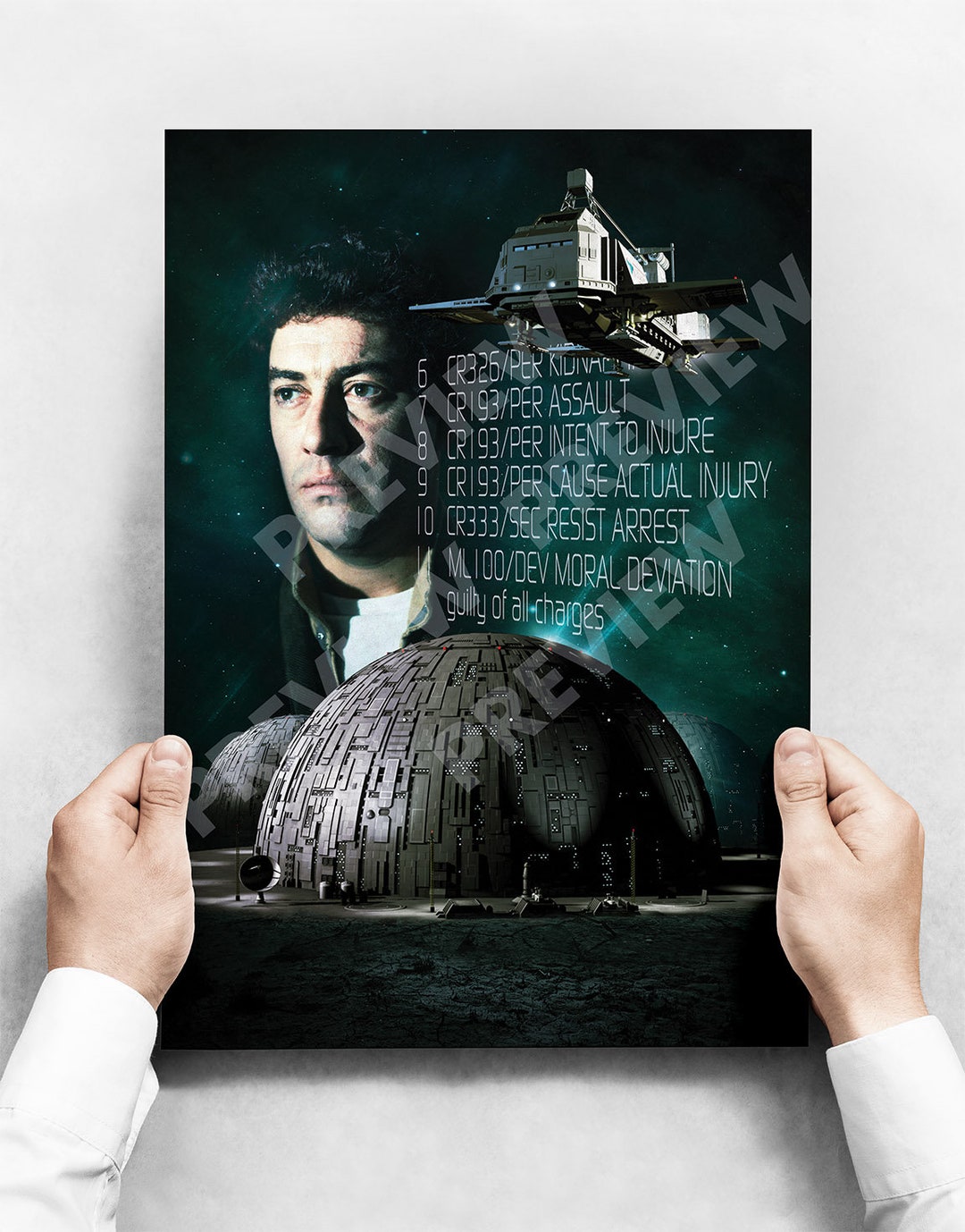 Blake's 7 - the Way Back A3 Poster - Etsy UK