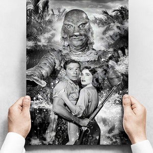 Creature from the Black Lagoon - Poster Print / Classic Horror Monster