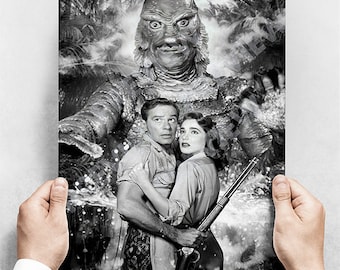 Creature from the Black Lagoon - Poster Print / Classic Horror Monster