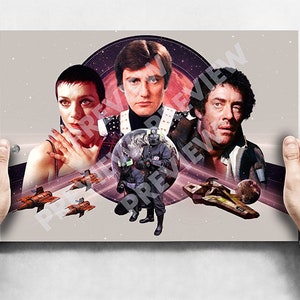 Blake&#39;s 7 - &#39;Trinity&#39; - Servalan, Blake, Avon Poster