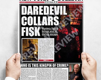 Daredevil Fan Art Poster - Newspaper / Print