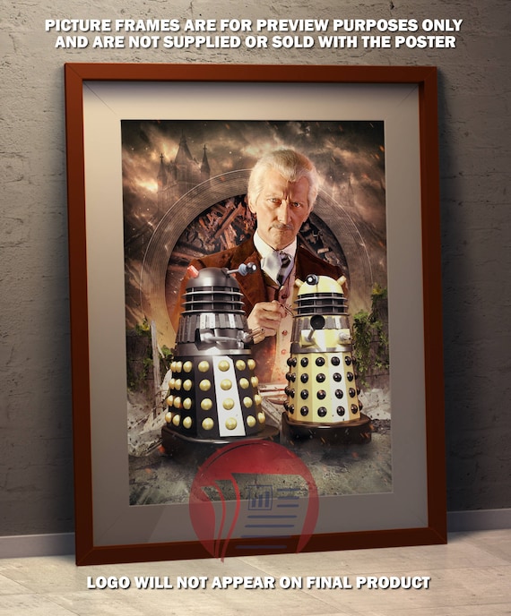 Poster Dr Who and the DALEKS Vintage Cult Sci-Fi Wall Art Print Various Sizes