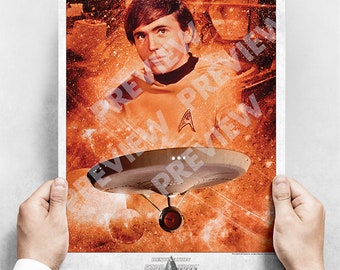 Star Trek The Original Series - LICENSED CBS Studios Poster - Pavel Chekov
