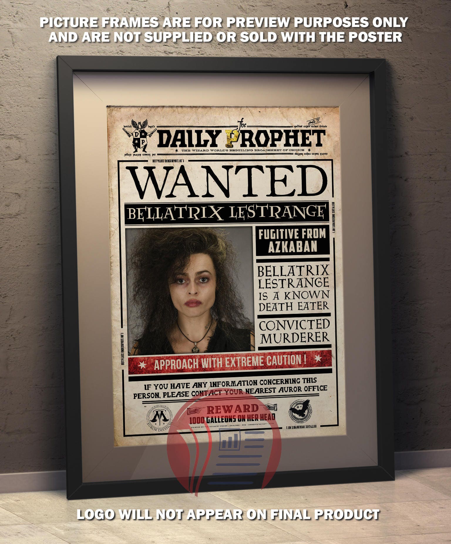 Bellatrix LeStrange Wanted Poster | Etsy
