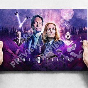 The X Files - Mulder & Scully Montage - A3 Poster
