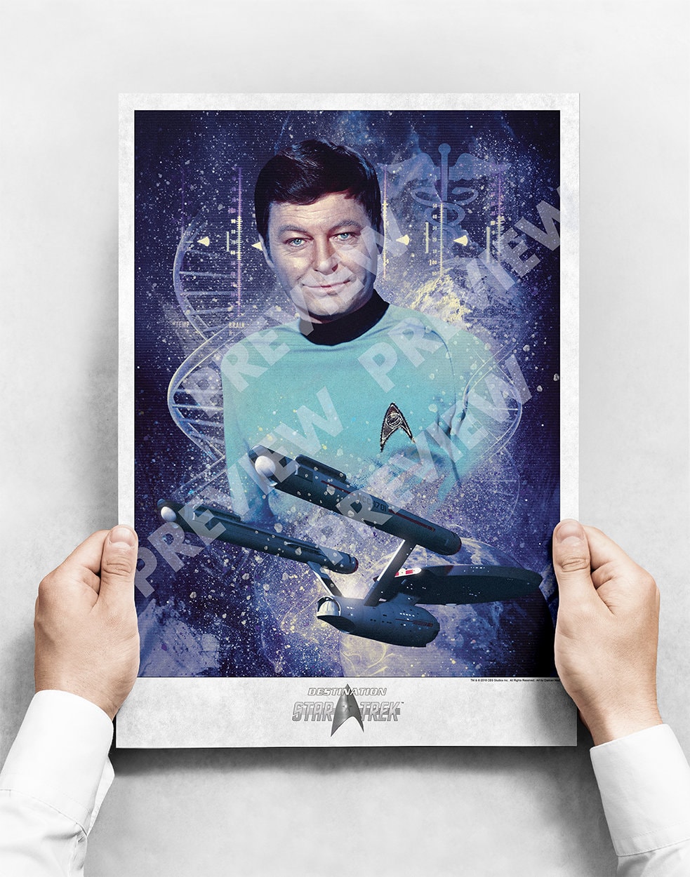 Karl Urban Leonard Mccoy Fan Art