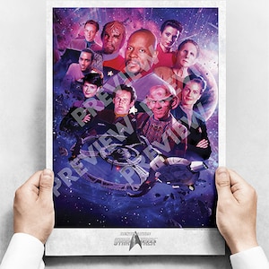 Star Trek Deep Space Nine - LICENSED CBS Studios Poster - Montage Print