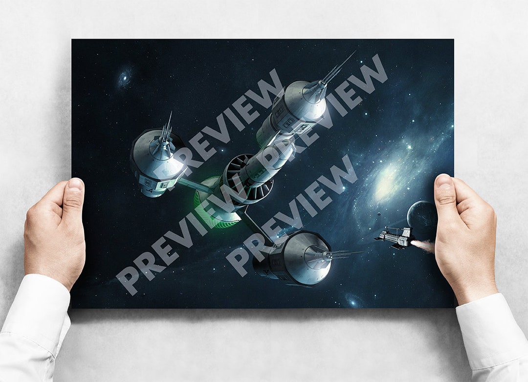 Blake's 7 - Space Fall Poster - Etsy