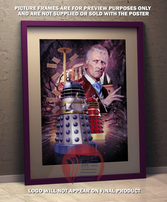 Poster Dr Who and the DALEKS Vintage Cult Sci-Fi Wall Art Print Various Sizes
