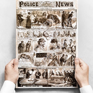 Periódico Jack el Destripador - The Illustrated Police News - 20 de octubre de 1888 - Asesinatos en el East End