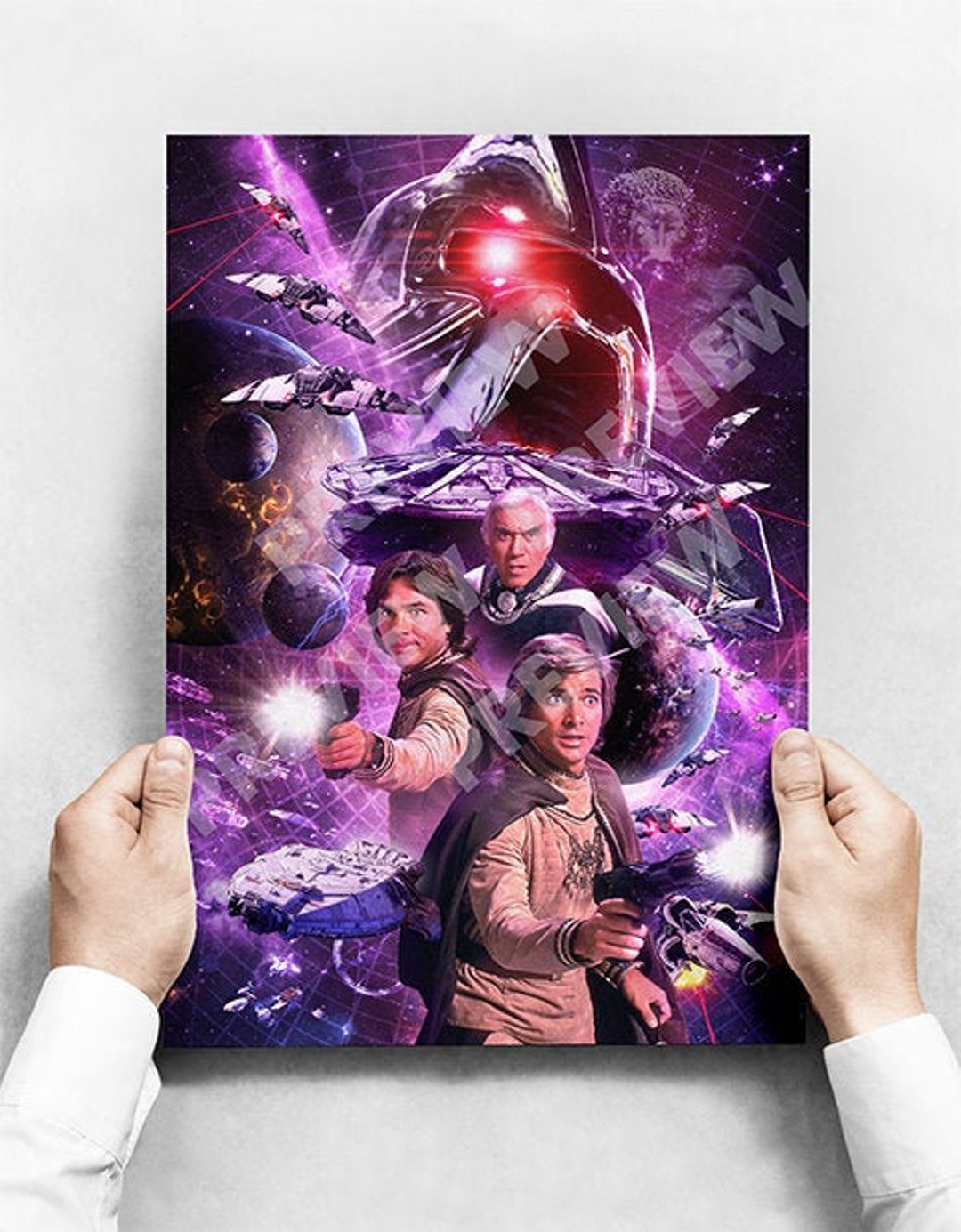 Battlestar Galactica 1978 A3 Poster Print - Etsy Australia