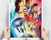 Star Trek The Original Series - LICENSED CBS Studios Print - Montage Poster