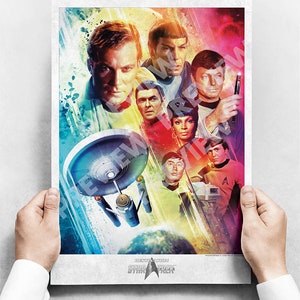 Star Trek The Original Series -  LICENSED CBS Studios Print - Montage Poster