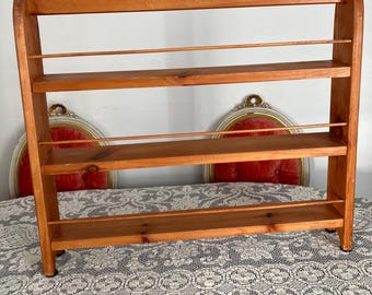 Antique Feeling Natural Wood 3Rack 90cm