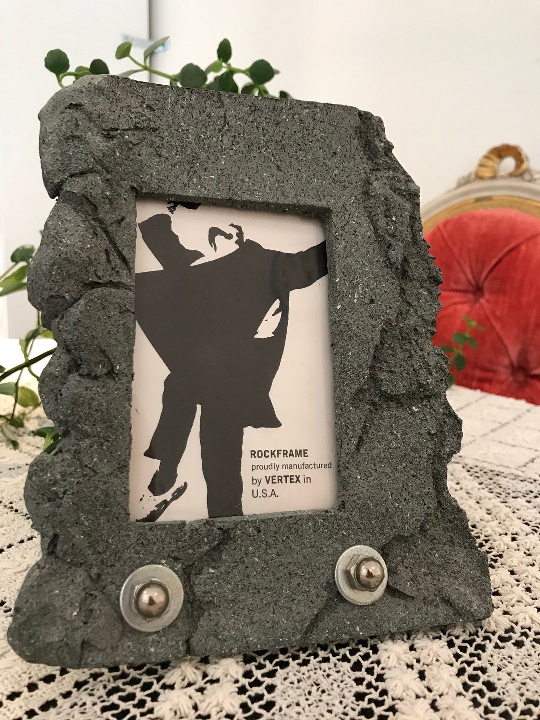 Rock Frame Slideshow Vintage Rockframe Vertex 4x5 Picture Frame Solid Rock Stone Gray Grey ...