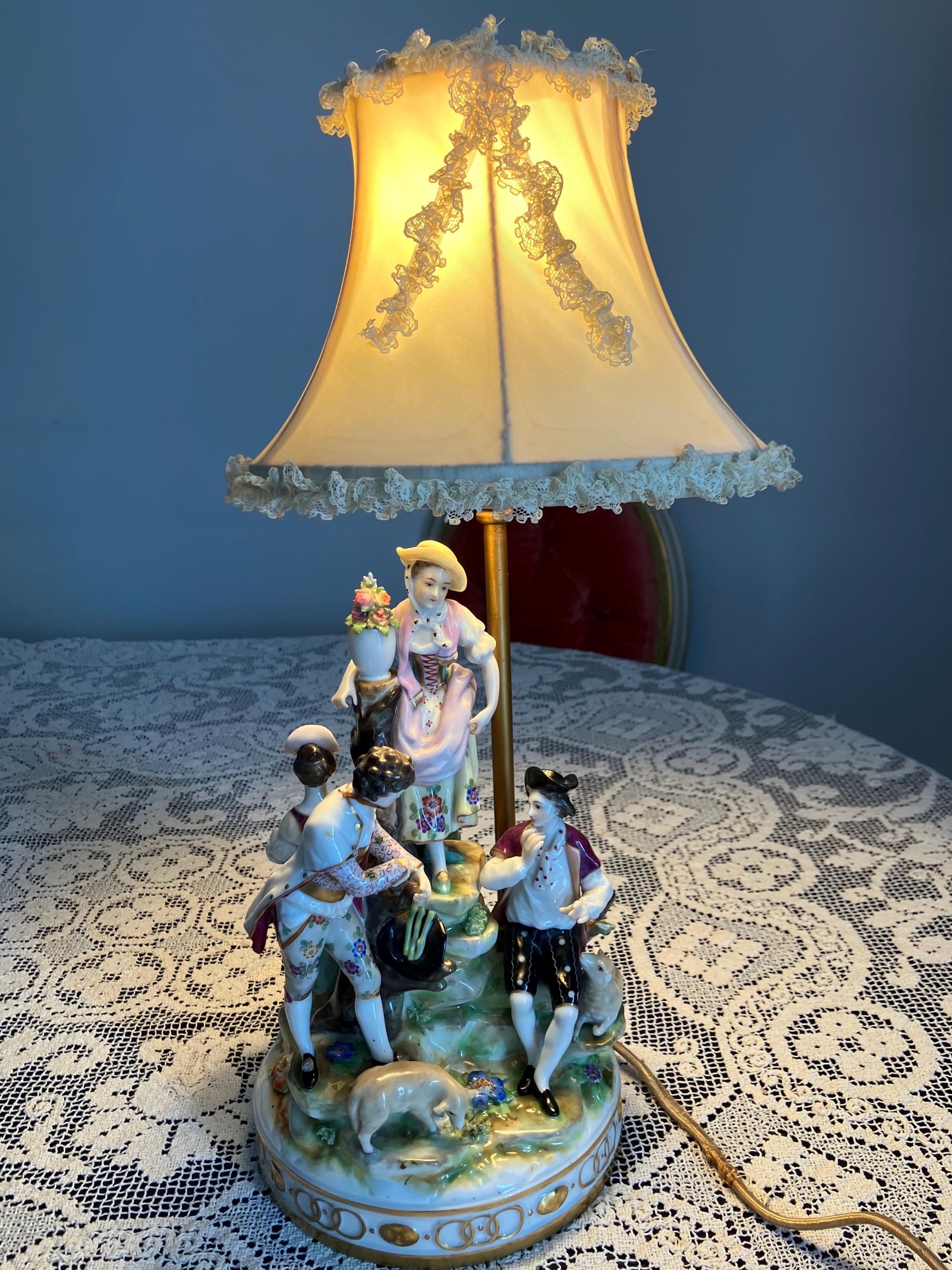 Meissen Lamp - Etsy