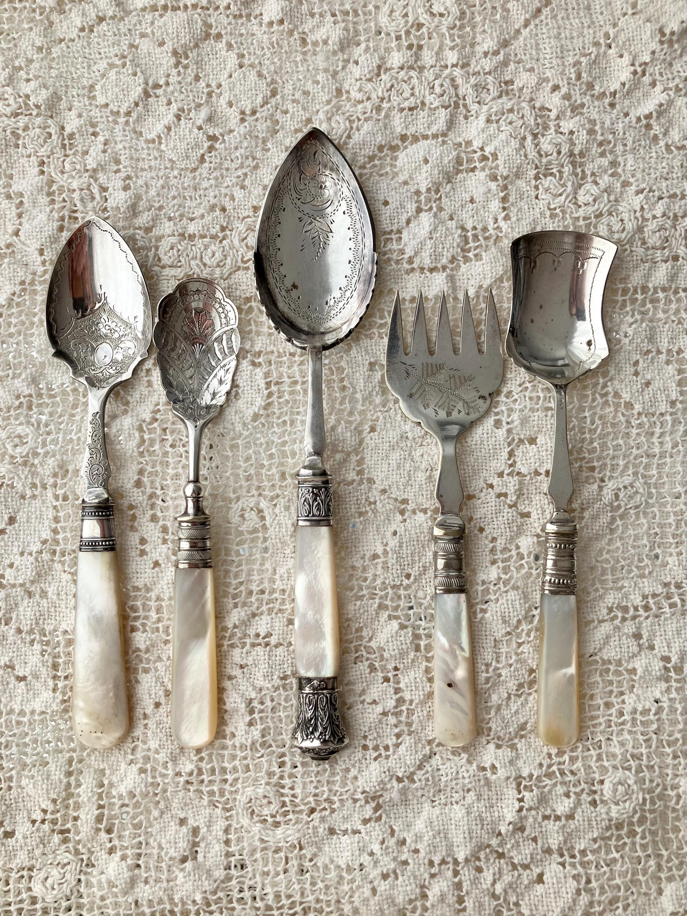 Mother of Pearl Sardine Fork - Etsy