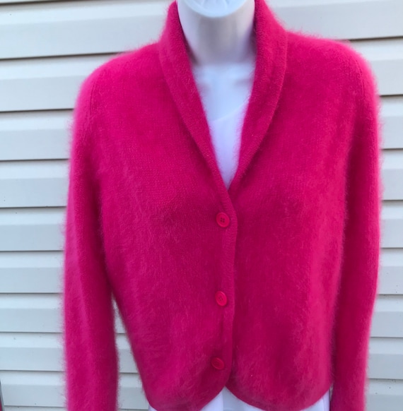 Together Angora Cardigan Sweater Hot 
