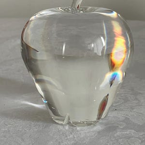 Steuben Glass Apple - Etsy